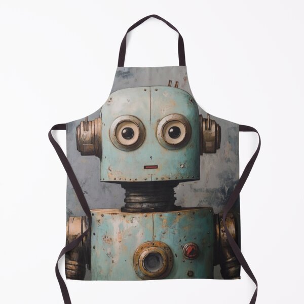 Item preview, Vintage Robot with Big Eyes designed and sold by Rafał Stadnik.