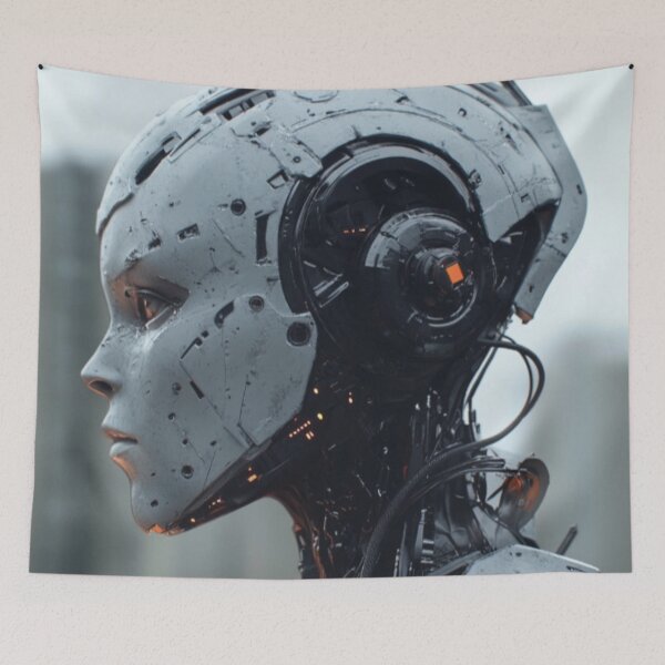 Item preview, Futuristic Cyborg in Urban Setting designed and sold by Rafał Stadnik.