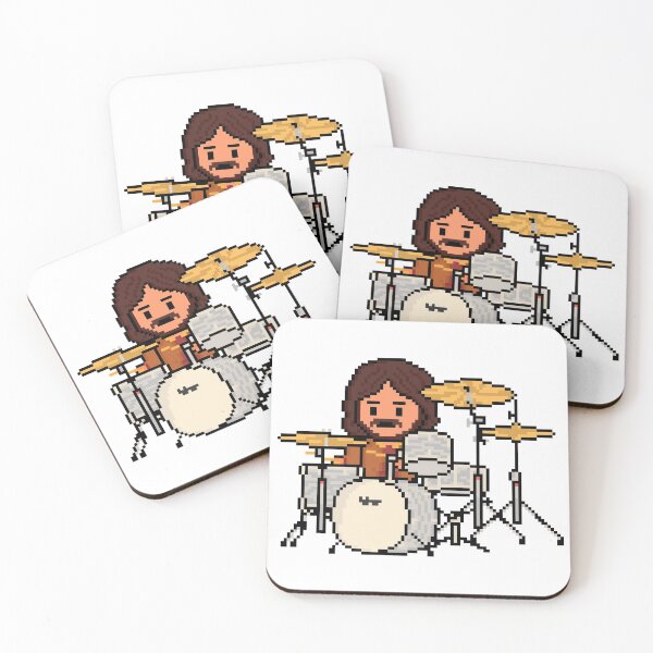 Item preview, Rock Battle Old School Brit Pixel Classic Rock Drummer designed and sold by gkillerb.