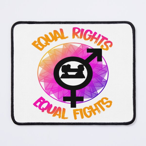 Item preview, Women's Equality Day - Equal Rights Equal Fights designed and sold by AlphaTeez.