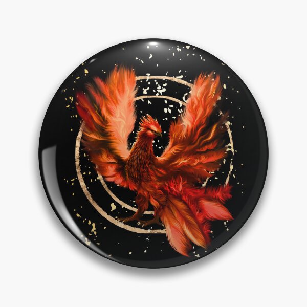 Artikelvorschau, Aus der Asche wiedergeborener Phönix Design für Fantasy Fans entworfen und verkauft von BeataY6Art.