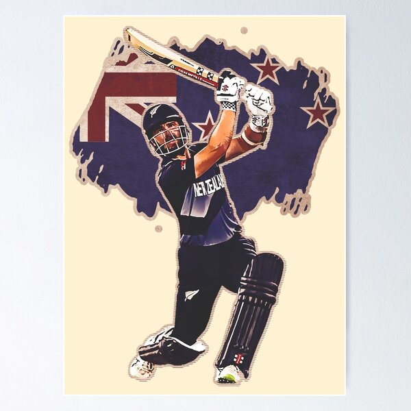 Item preview, Kane Williamson - New Zealand Cricket Player - Batsman - Retro - T20 designed and sold by breakoff2.