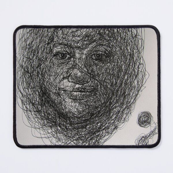 Item preview, Emergent face. Pen on 29.7x42cm paper. designed and sold by crowleyronan123.
