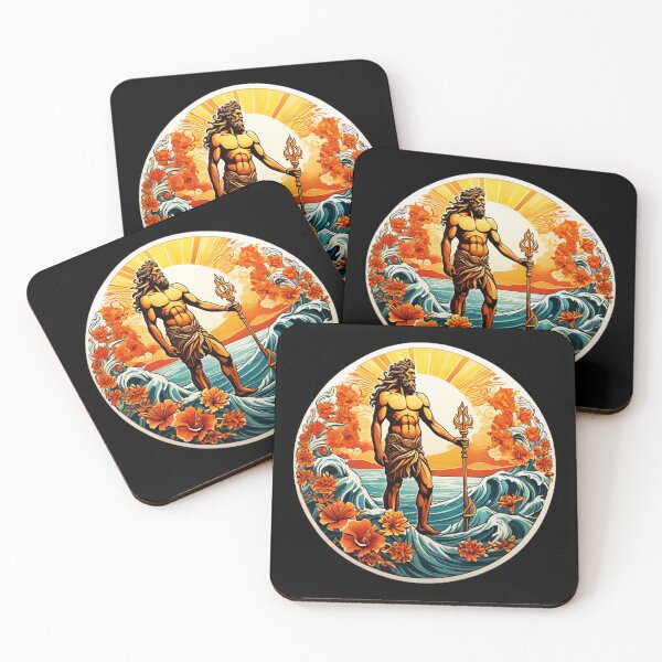 Item preview, Poseidon by the Beach with Ocean Waves and Orchids designed and sold by NautiChic.