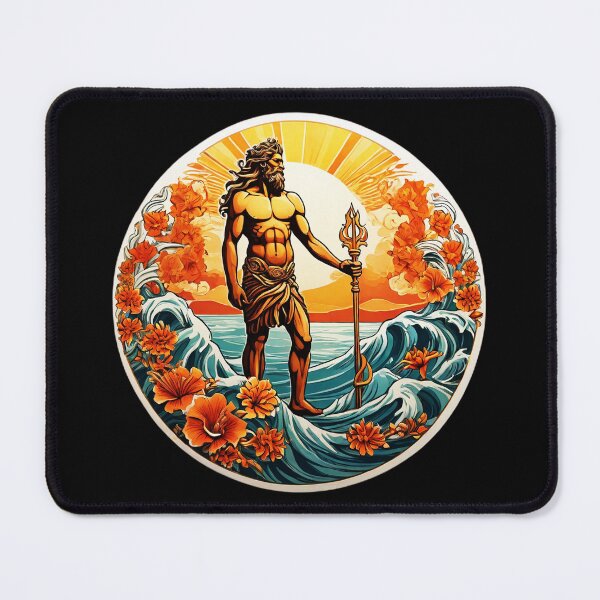 Item preview, Poseidon by the Beach with Ocean Waves and Orchids designed and sold by NautiChic.