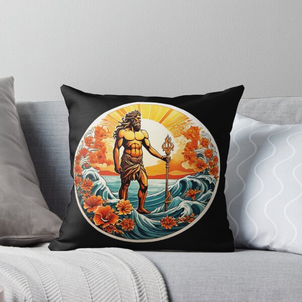 Item preview, Poseidon by the Beach with Ocean Waves and Orchids designed and sold by NautiChic.