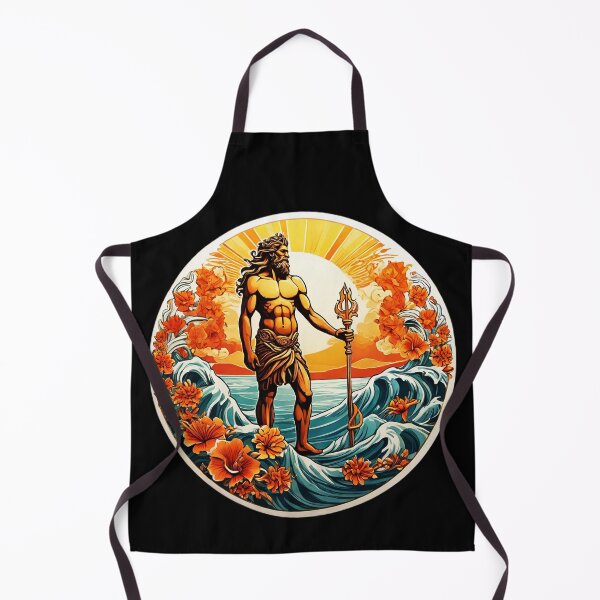Item preview, Poseidon by the Beach with Ocean Waves and Orchids designed and sold by NautiChic.