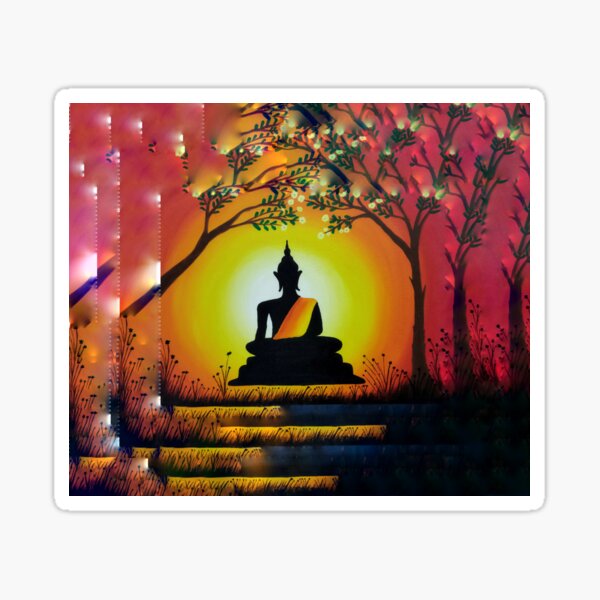 Item preview, Buddha painting designed and sold by MyArtYourProducts.