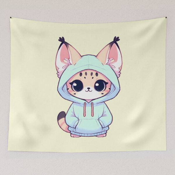 Item preview, Cute serval #ServalLoverGift #ServalLover #ServalOwner #ServalMom #ServalDad #Serval designed and sold by Anna Halasek.