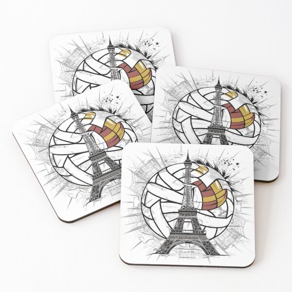 Item preview, Paris Volleyball: Elevate Your Game in the City of Lights designed and sold by BROWNEESHOUSE.