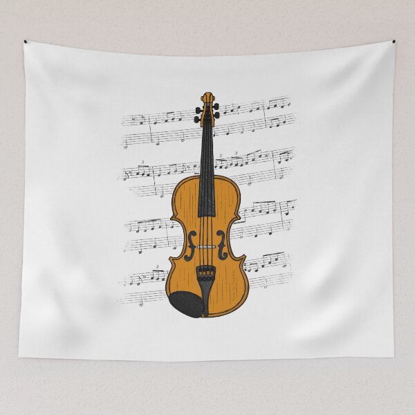 Item preview, Violin Music Score Violinist String Teacher Musician designed and sold by doodlerob.
