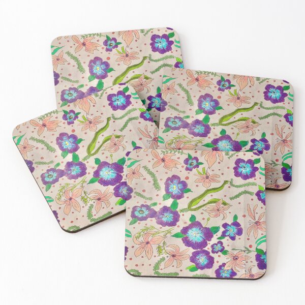 Item preview, Pansies and Lillies designed and sold by Kattrend.