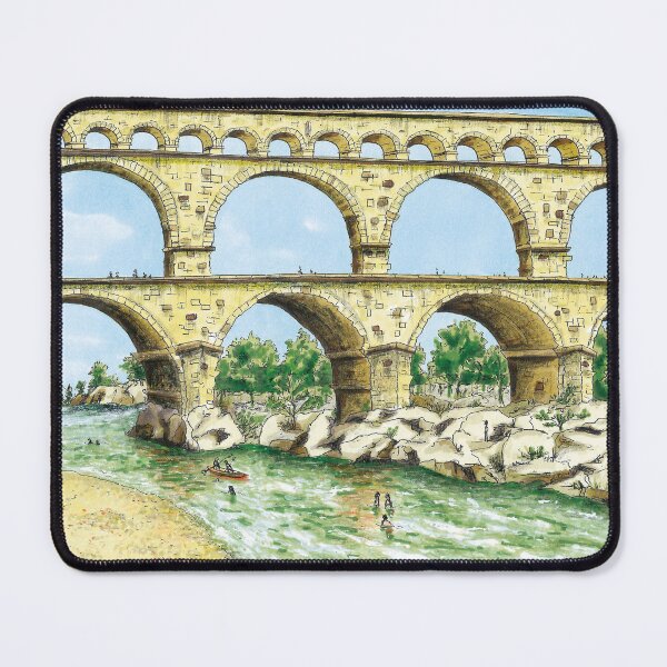Aperçu de l'œuvre Illustration Pont du Gard créée et vendue par Marich-m.
