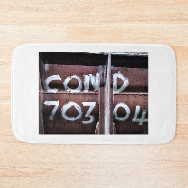 Item preview, Painted number on the side of a railway wagon designed and sold by Richard Flint.