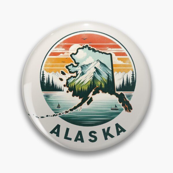Item preview, ALASKA United States of America, artistic shape designed and sold by Margival.