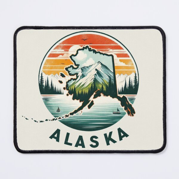 Item preview, ALASKA United States of America, artistic shape designed and sold by Margival.