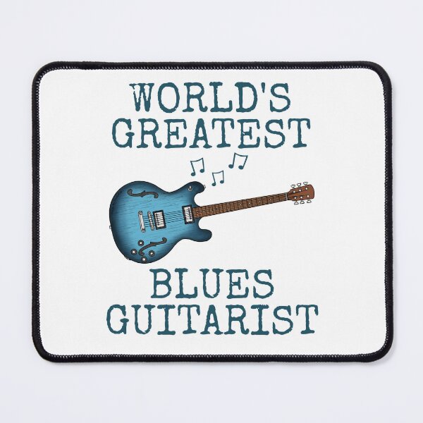 Item preview, World's Greatest Blues Guitarist, Electric Guitar Musician Funny designed and sold by doodlerob.