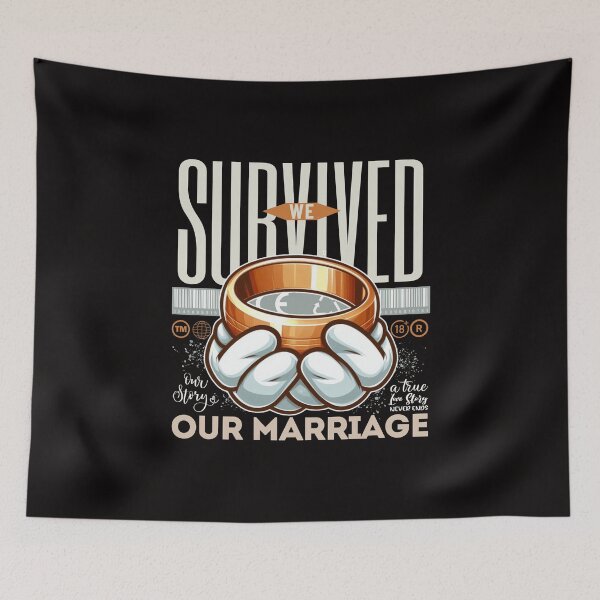 Item preview, We survived our marriage designed and sold by Peerless-Prime.