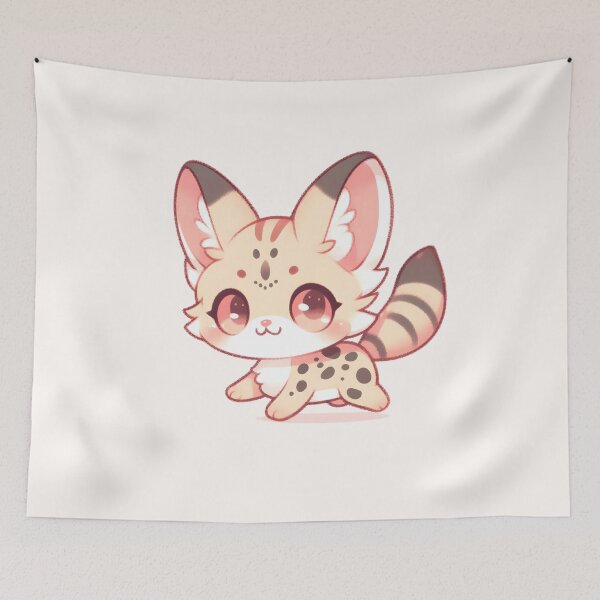 Item preview, Cute serval #ServalLoverGift #ServalLover #ServalOwner #ServalMom #ServalDad #Serval designed and sold by Anna Halasek.