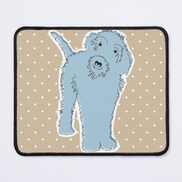 Item preview, Cockapoo Labradoodle Fluffy Dog Bella Blue designed and sold by Claire Frame.