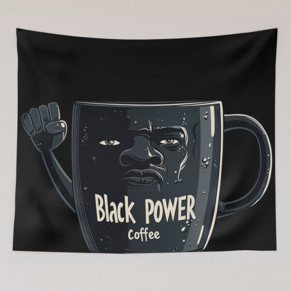 Item preview, Black Power Coffee designed and sold by SurrealeyeSEA.