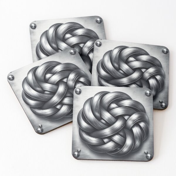 Item preview, Brushed Metal Knot 5 designed and sold by Sybille-Yates.