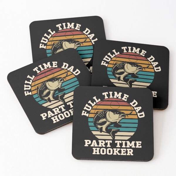 Item preview, Fishing Funny Full Time Dad Part Time Hooker Fisher Dad Joke  designed and sold by alenaz.