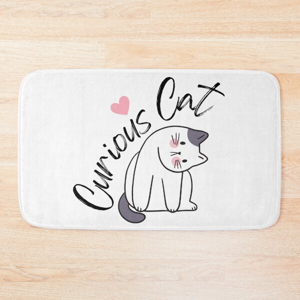 Item preview, Curious cat designed and sold by QuirkieCrafts.