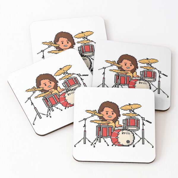 Item preview, Rock Battle Pixel Grunge Legend Drummer designed and sold by gkillerb.