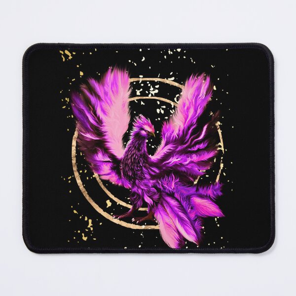 Item preview, Pink phoenix bird Design for Fantasy Fans designed and sold by BeataY6Art.