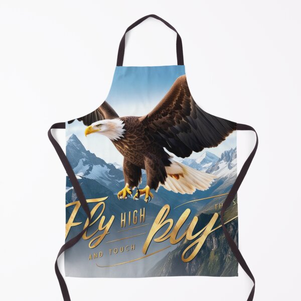 Item preview, “Majestic Eagle Soaring Above Mountains” designed and sold by merve02shop.