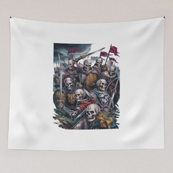Item preview, Medieval Skeleton Knights designed and sold by deluxedigital1.