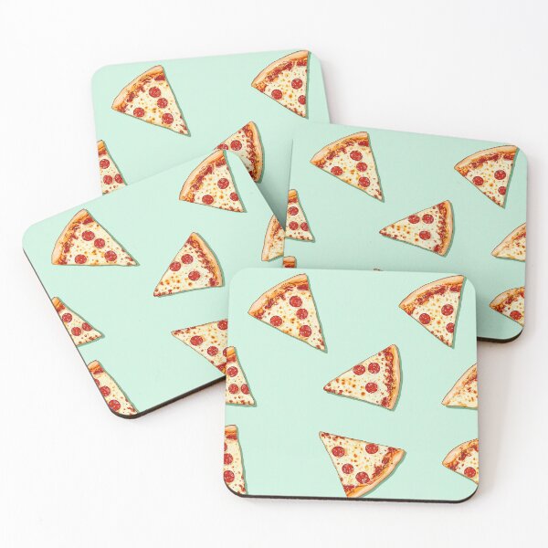 Item preview, Pizza Pattern On A Green Background designed and sold by artlife709.