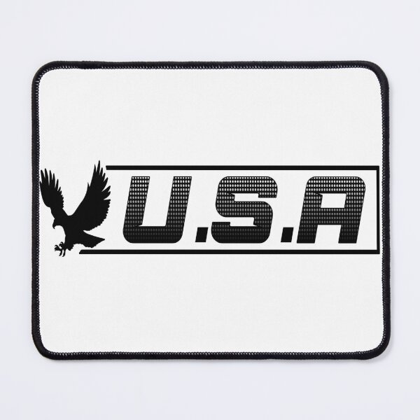 Item preview, USA dot printed letters with flying eagle designed and sold by partslohian3.