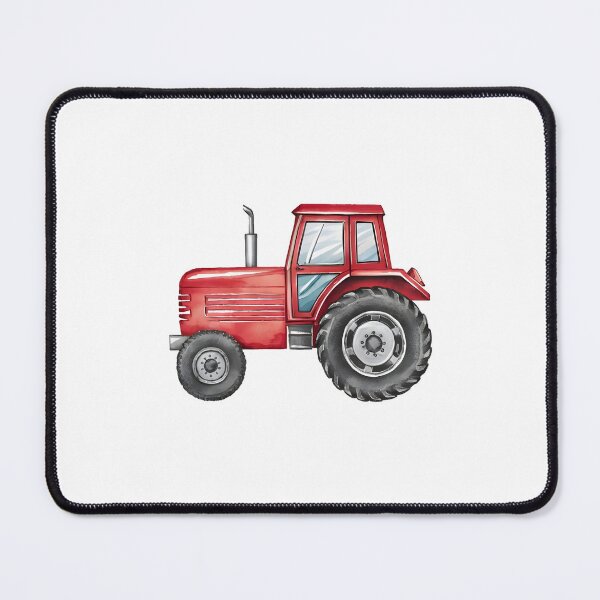 Item preview, Cute Red Tractor Farm Watercolor  designed and sold by SOUFIANE1991.
