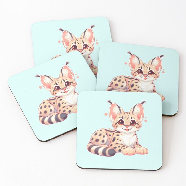 Item preview, Cute serval #ServalLoverGift #ServalLover #ServalOwner #ServalMom #ServalDad #Serval designed and sold by Anna Halasek.
