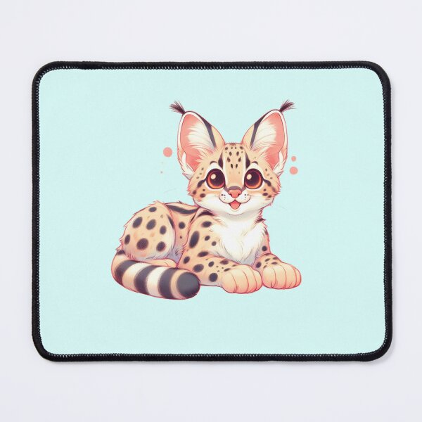 Item preview, Cute serval #ServalLoverGift #ServalLover #ServalOwner #ServalMom #ServalDad #Serval designed and sold by Anna Halasek.