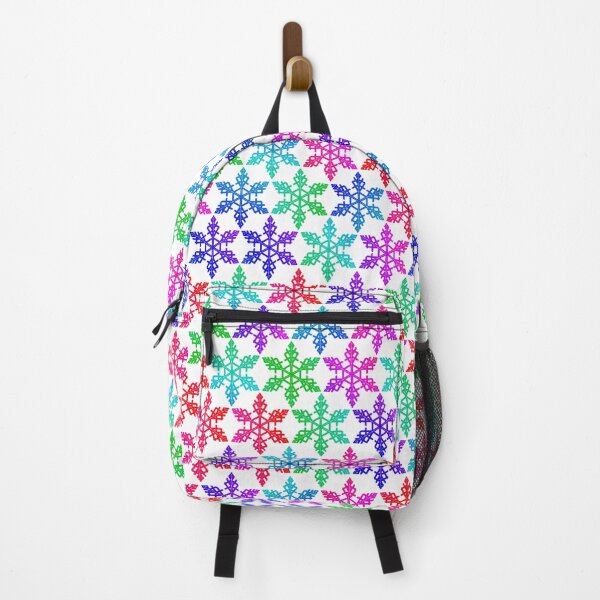 Item preview, Snowflake Lace Multicolored on White designed and sold by Art in My Loft.