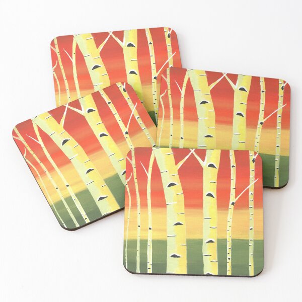 Item preview, Yellow Birch Trees designed and sold by Sartoris Art.