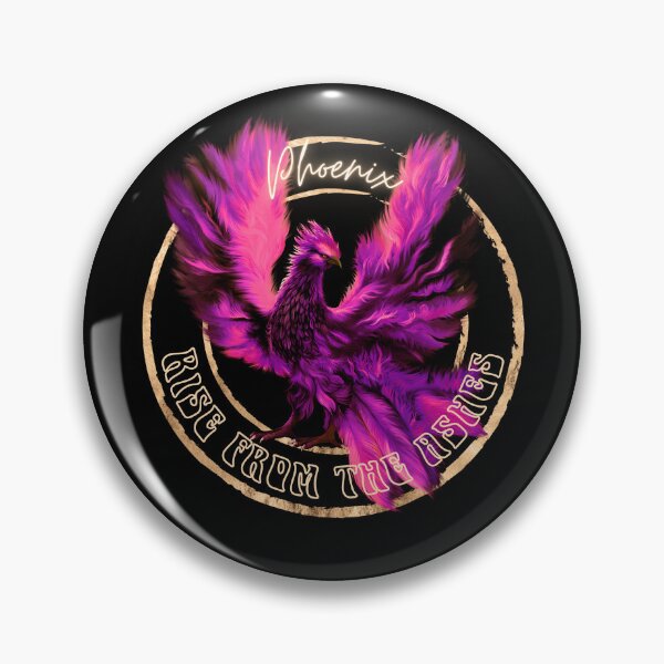 Artikelvorschau, Pinker Phönix erhebt sich aus der Asche. Design für Fantasy-Fans entworfen und verkauft von BeataY6Art.