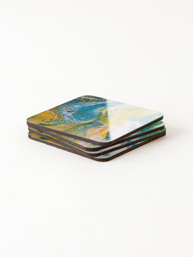 Thumbnail 4 of 5, Coasters (Set of 4), Spring feel designed and sold by Hmelliger.