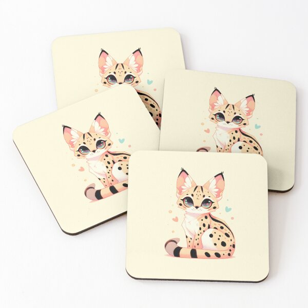 Item preview, Cute serval #ServalLoverGift #ServalLover #ServalOwner #ServalMom #ServalDad #Serval designed and sold by Anna Halasek.