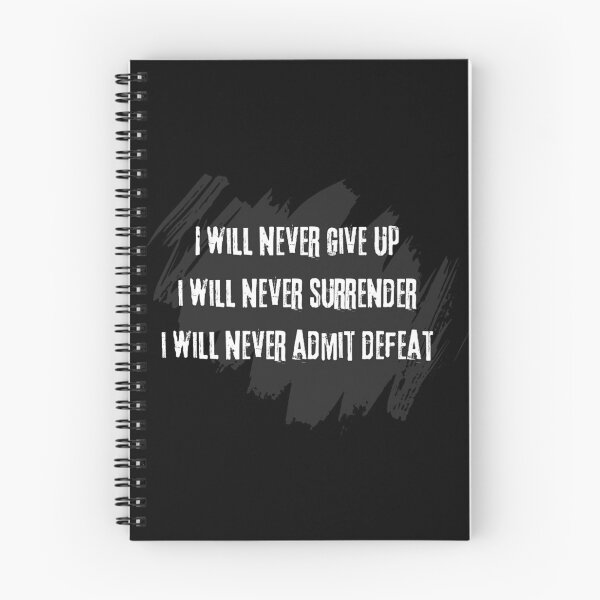 Item preview, I will never give up designed and sold by Krystian9809.