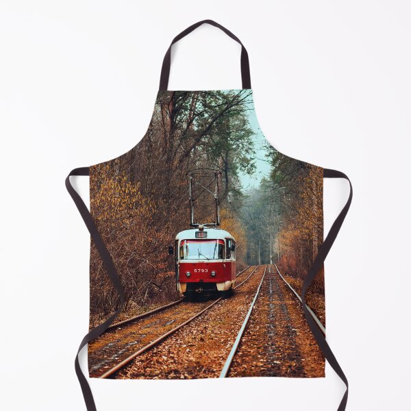 Item preview, Vintage tram in autumn designed and sold by OrionPhotograph.