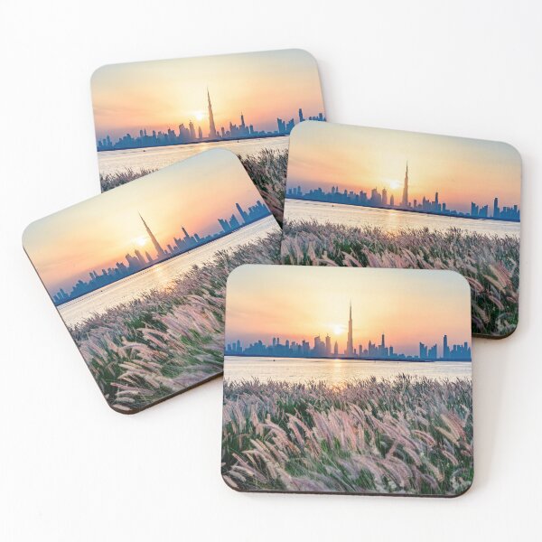 Item preview, Stunning Dubai Skyline Sunset designed and sold by DavidGabisPhoto.