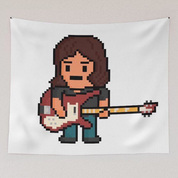 Item preview, Rock Battle Progressive Pixel Master Bass Guitar Player designed and sold by gkillerb.