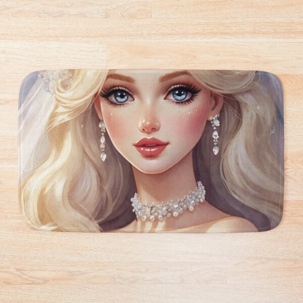 Item preview, Portrait of a stunningly beautiful bride in watercolor designed and sold by Millionsxi.