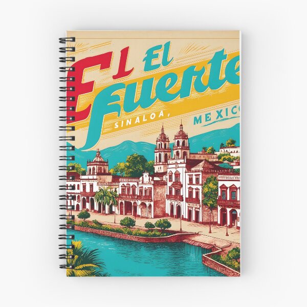 Item preview, El Fuerte Sinaloa Mexico Magic Town Vintage Travel Tourism designed and sold by TravelersGems.
