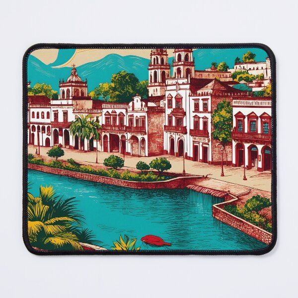Item preview, El Fuerte Sinaloa Mexico Magic Town Vintage Travel Tourism designed and sold by TravelersGems.