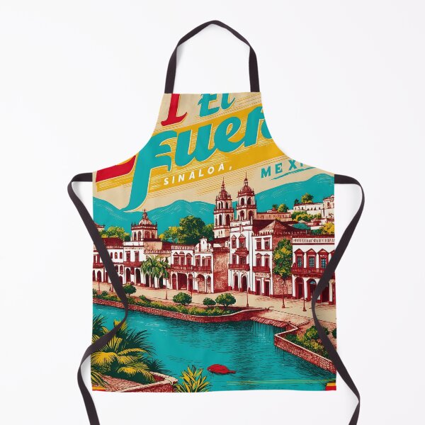 Item preview, El Fuerte Sinaloa Mexico Magic Town Vintage Travel Tourism designed and sold by TravelersGems.